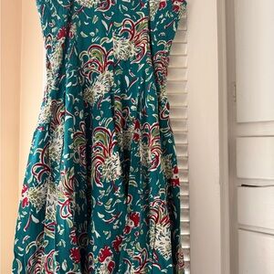 Trashy Diva Teal and Red Floral Dress